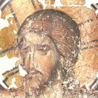 «Христос во гробе». Фреска церкви Спаса на Ковалеве. Фрагменты. Новгород, 1380 г.