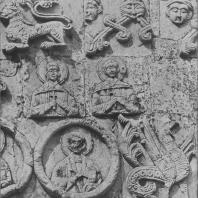 Георгиевский собор. Фрагмент фасада. Юрьев-Польской, 1230-1234 гг.
