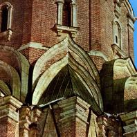 Коломенское. Церковь Вознесения. Кокошники. Фрагмент. 1532