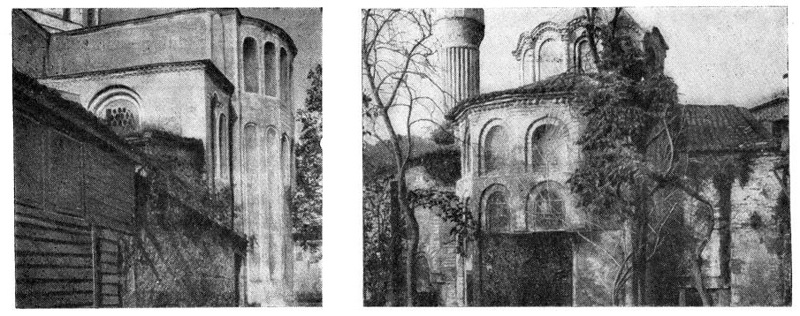 Апсиды константинопольских церквей XI—XII вв. Южная церковь монастыря Пантократора и Молла-Гюрани
