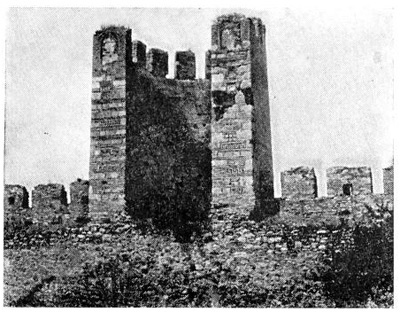 Смедерево. Крепость. Вид башни с внутренней стороны