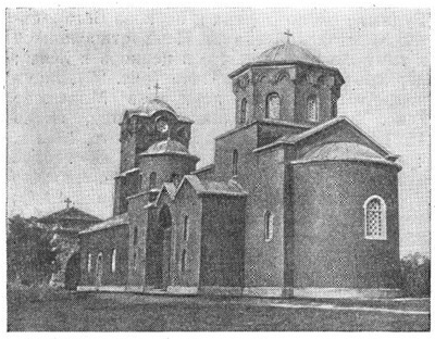 Жича. Церковь, начало XIII в. Вид с юго-востока