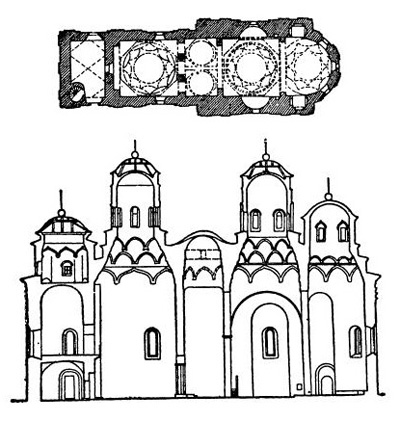 Яссы. Церковь монастыря Голия, середина XVII в.