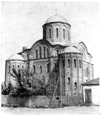 Овруч. Церковь Василия. Общий вид с северо-запада