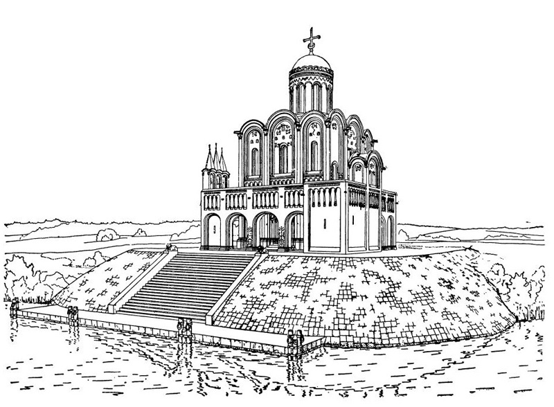 Церковь Покрова на Нерли. Реконструкция
