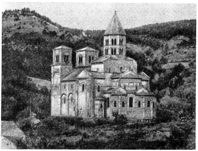 Сен Нектер (Овернь). Монастырскгя церковь, около 1080 г.