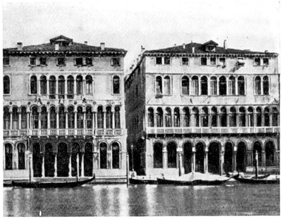 Венеция. Палаццо Лоредан и палаццо Фарсетти, XII в.