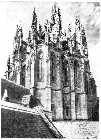 Мон-Сен-Мишель. Аббатская церковь, XV в.