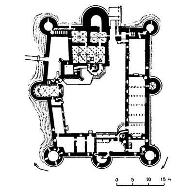 Пьерфон. Замок, 1390—1420 гг.