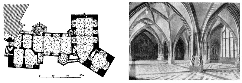 Мейсен (Саксония). Замок Альбрехта, 1476—1483 гг., отделка — 1520—1524 гг. мастер Арнольд из Вестфалии