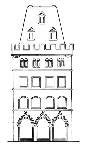Трир. Жилой дом Штейпе, 1430—1483 гг.