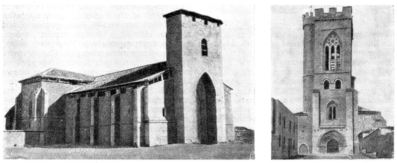 Грихальба. Приходская церковь, XIII в. (1); Паленсия. Церковь Сан Мигель, XIV в. (2)