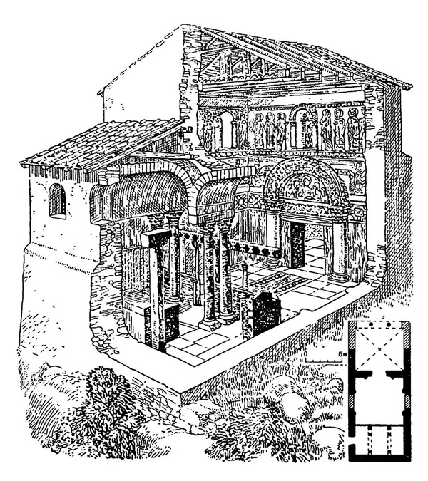 Чивидале. «Лангобардский храмик», 762—776 гг.