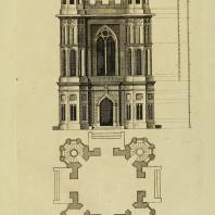 Gothic Architecture. Batty & Thomas Langley. 1742. Plate 60