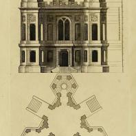 Gothic Architecture. Batty & Thomas Langley. 1742. Plate 62