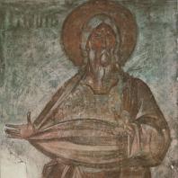 «Пророк». Фреска церкви Спаса на Ильине. Феофан Грек. Новгород, 1378 г.