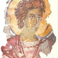 «Воин» и «Христос во гробе». Фреска церкви Спаса на Ковалеве. Фрагменты. Новгород, 1380 г.