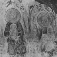 «Рай». Фреска Дмитриевского собора. Фрагмент. Владимир, XII в.
