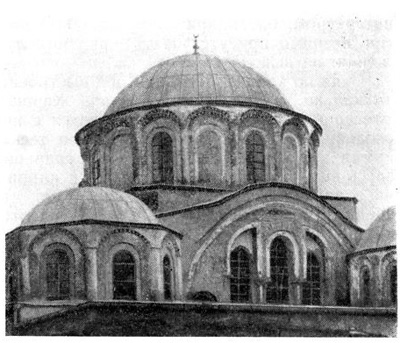 Константинополь. Церковь монастыря Хора. Купола