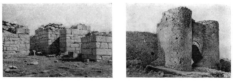 Крепость близ с. Мадара и ворота Самуиловой крепости в Охриде