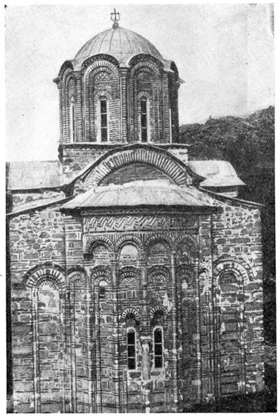 Лесново. Церковь, 1341 — 1349 гг. Вид с востока