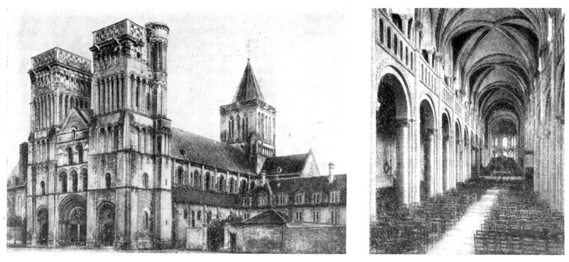 Кан (Нормандия). Монастырская церковь Тринитэ, около 1062 — около 1070 г.