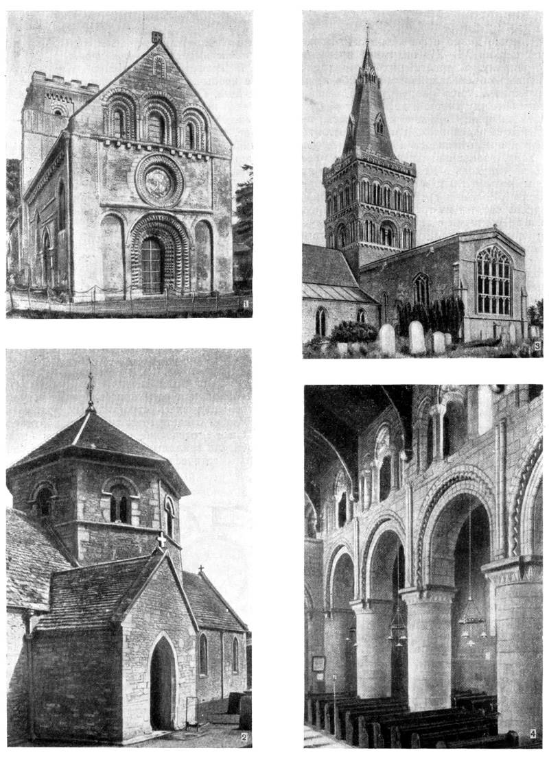 Приходские церкви XI—XII вв.: 1 — в Иффи; 2 — в Кэсторе; 3 — в Озльворте; 4 — в Мельбурне