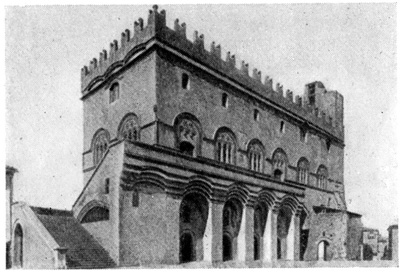 Орвието. Палаццо дель Капитано, 1157 г.