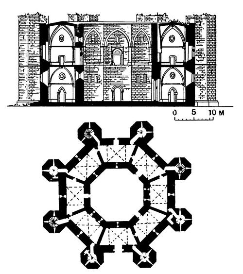 Андрия. Кастель дель Монте, около 1240 г.