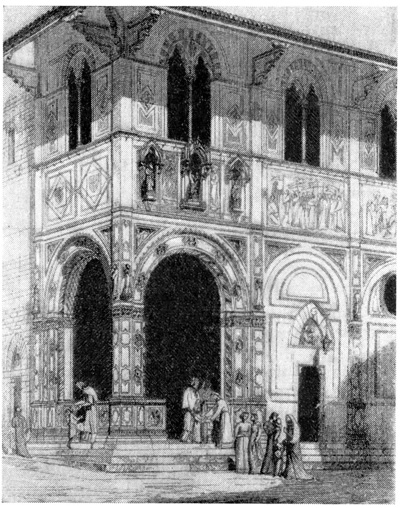 Флоренция. Лоджия дель Бигалло, 1352—1358 гг., мастер школы Андреа Пизано