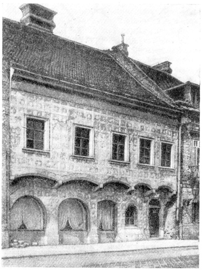 Будапешт. Жилой дом № 14 по ул. Тарнок (из крепости Буда), конец XV в.